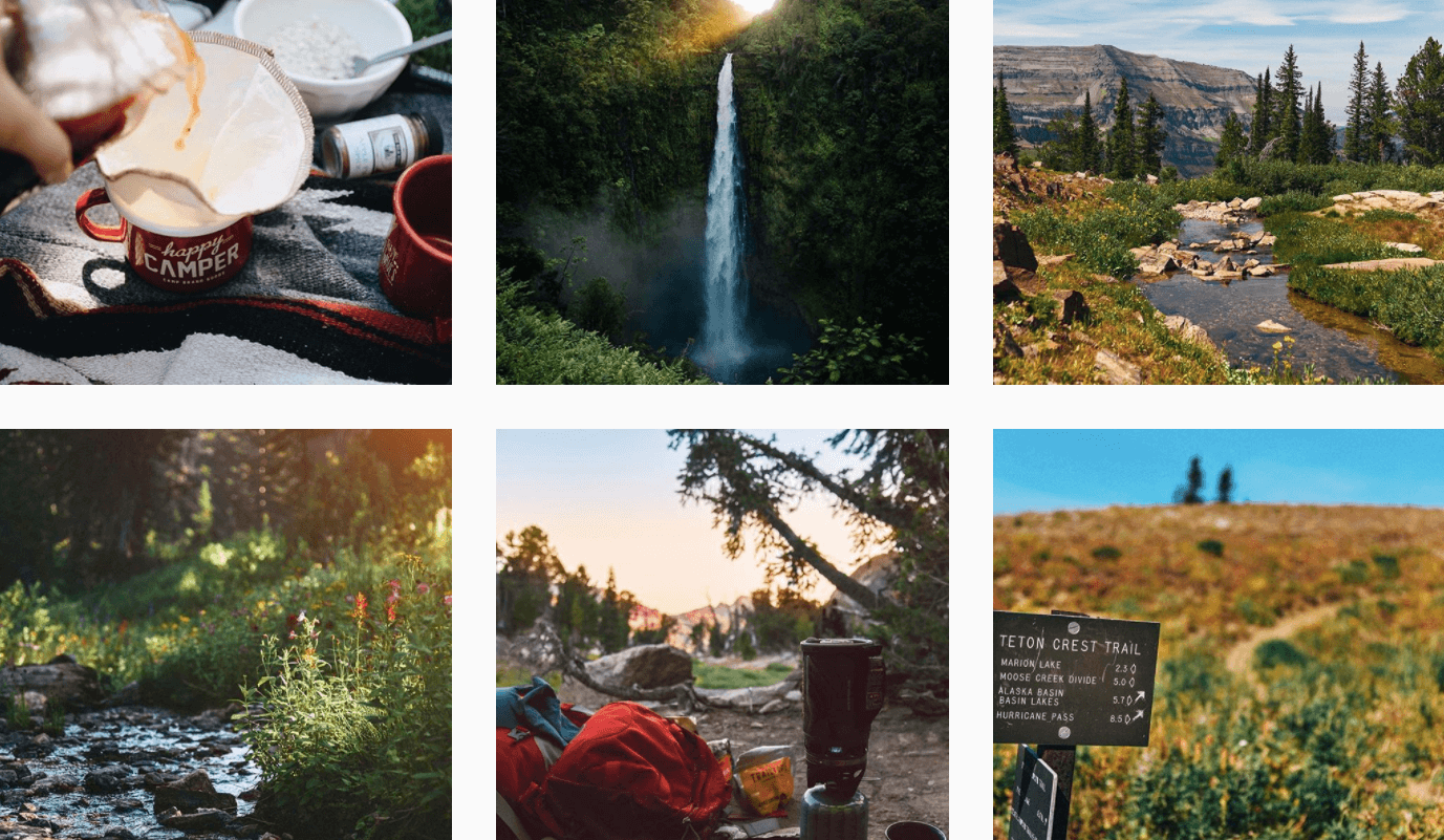 Pictures of camping and nature - 6 Instagram Tips for Small Businesses (by Small Businesses)