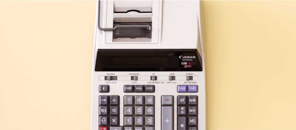 A picture of a canon calculator - Cash Flow Financing: A Must-Read Guide for Business Owners